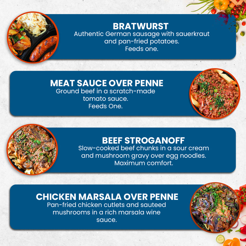 MIX AND MATCH 6 WEEKLY MEALS PLAN